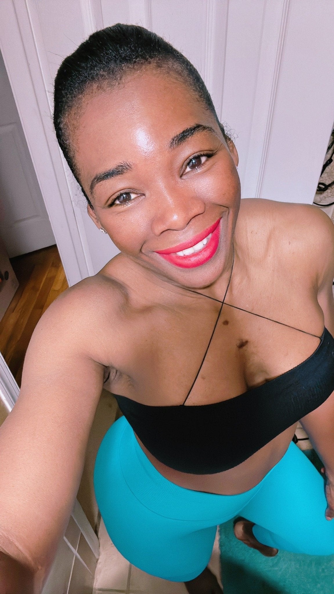 Ribbed Tube Top W/Spaghetti Strap - LEGDAY EVERYDAY
