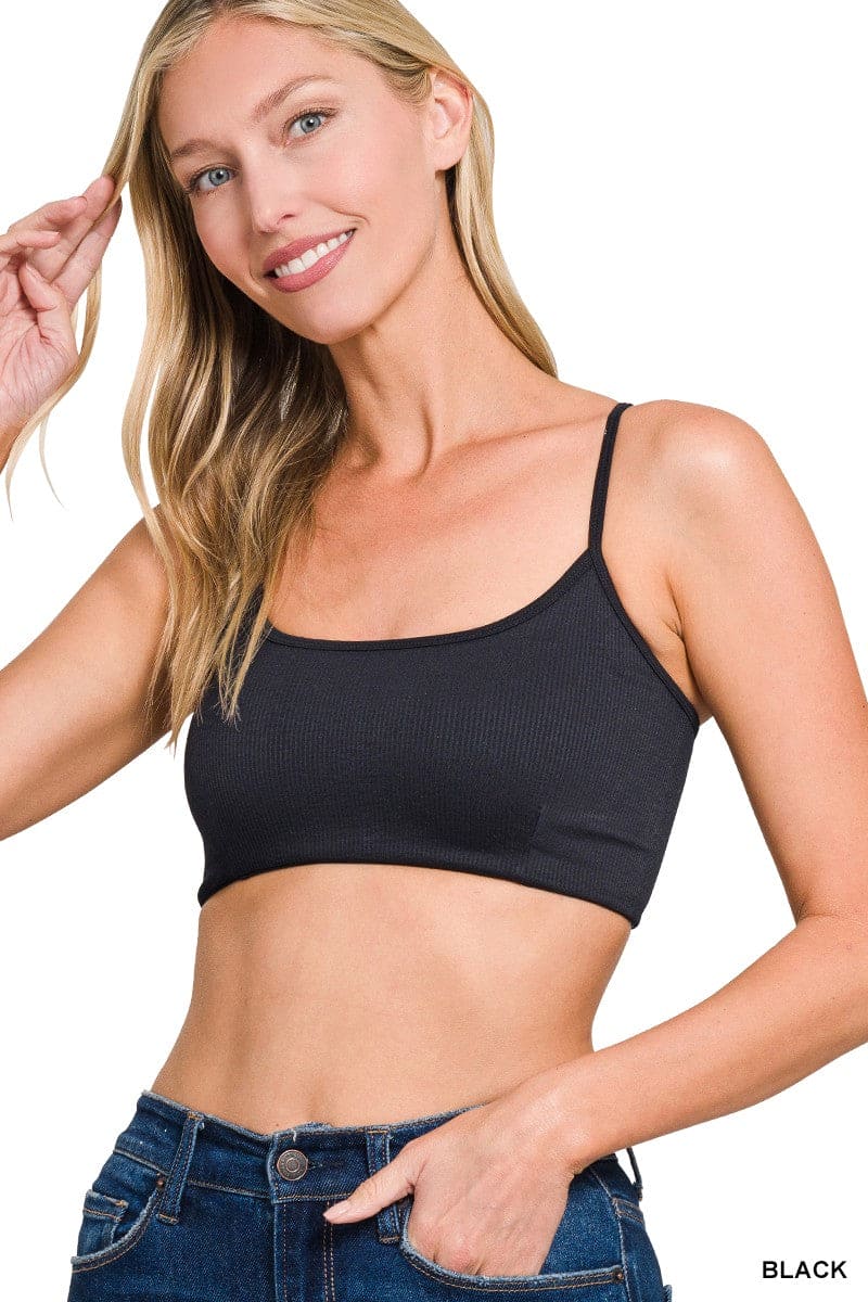 Seamless Ribbed 3 - strap & Cross Back Bralettes - LEGDAY EVERYDAY