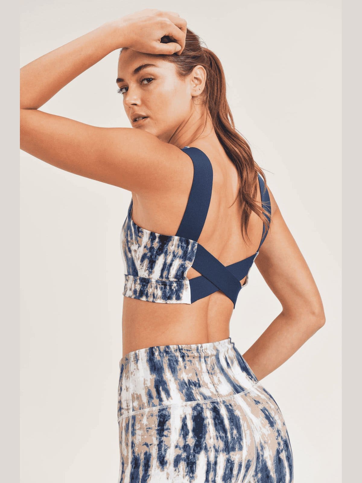 Snowy Lake Criss Cross Sports Bra - LEGDAY EVERYDAY