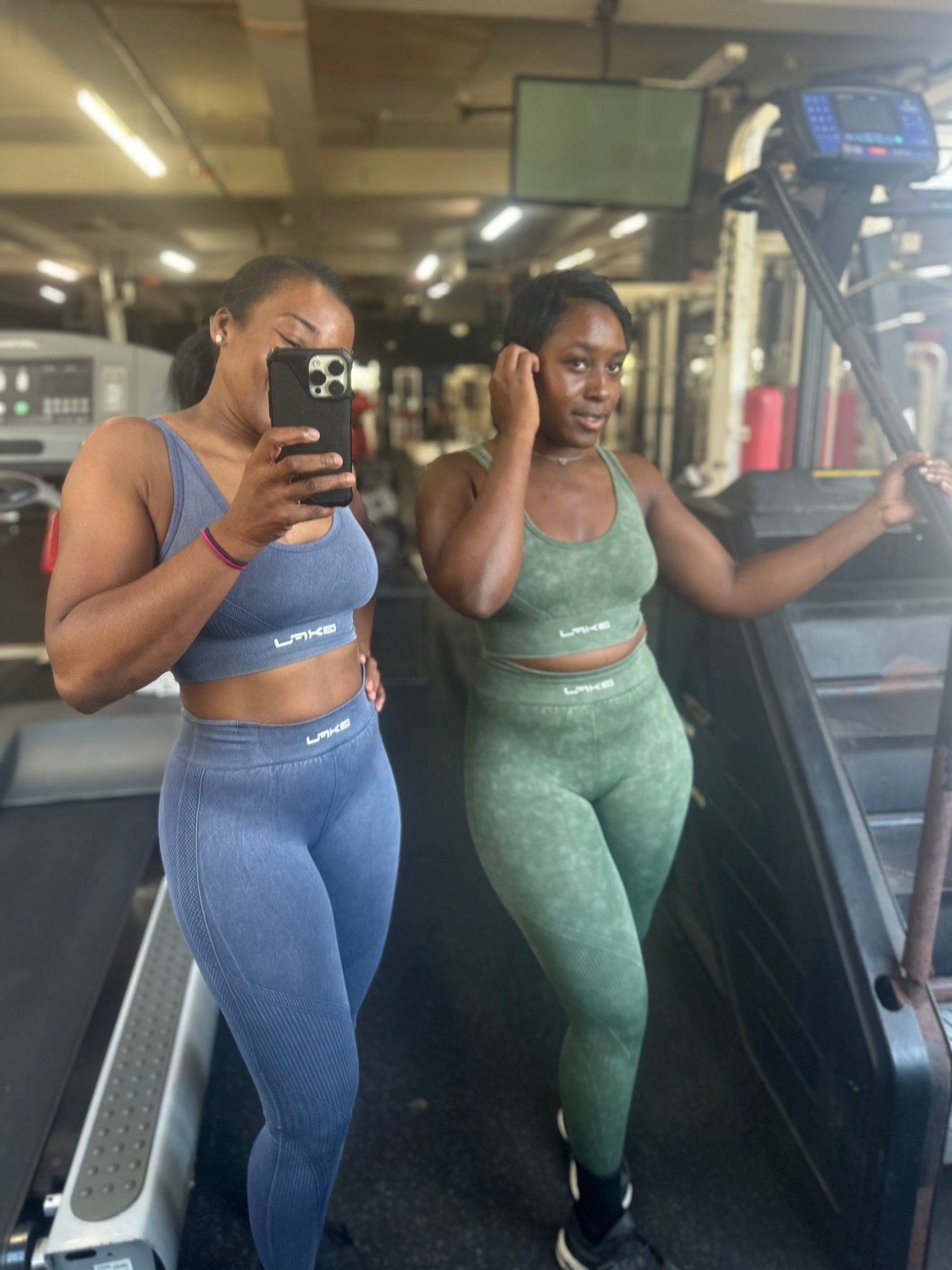 Stone Washed Ribbed Activewear Set - LEGDAY EVERYDAY