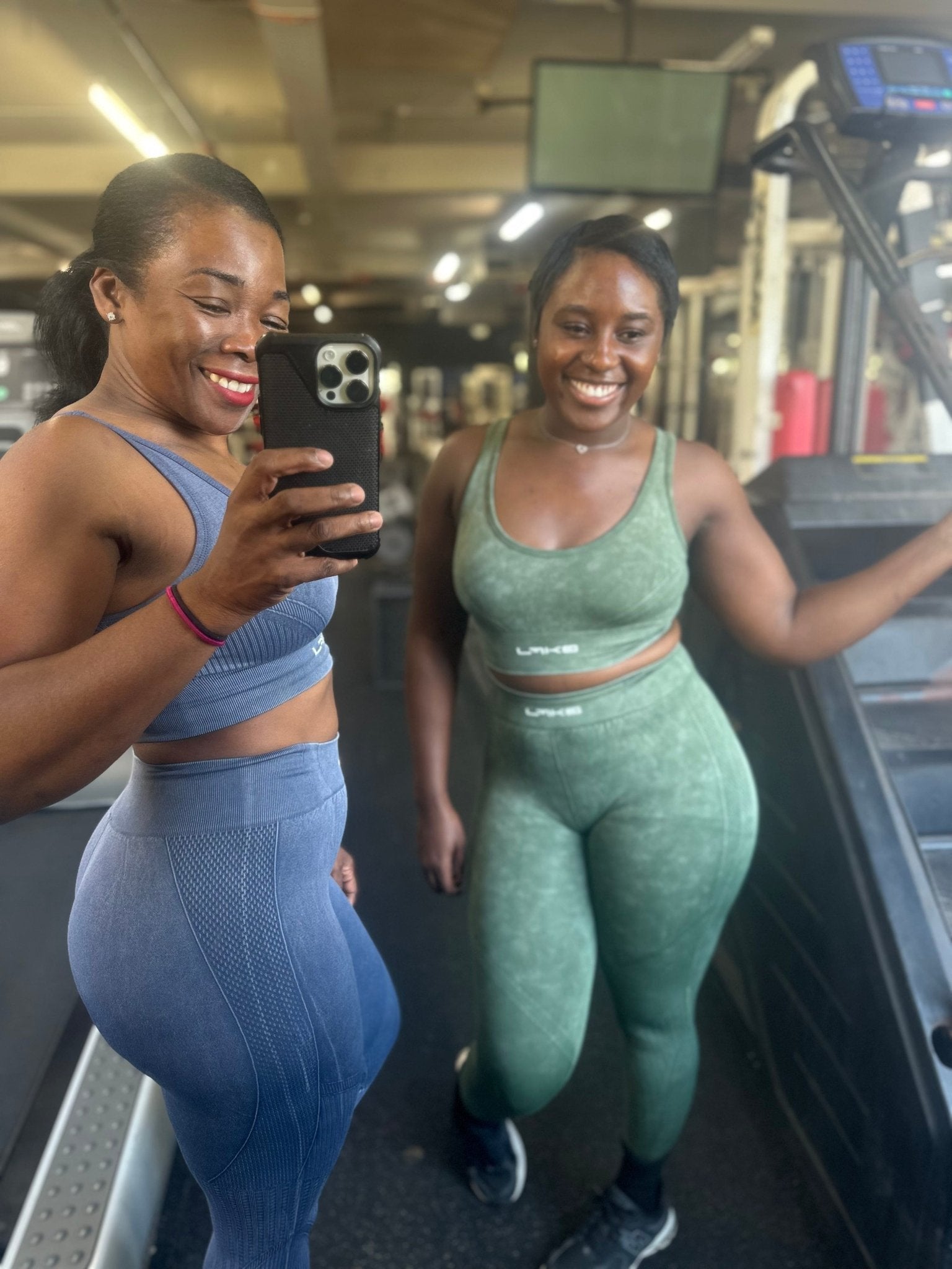 Stone Washed Ribbed Activewear Set - LEGDAY EVERYDAY