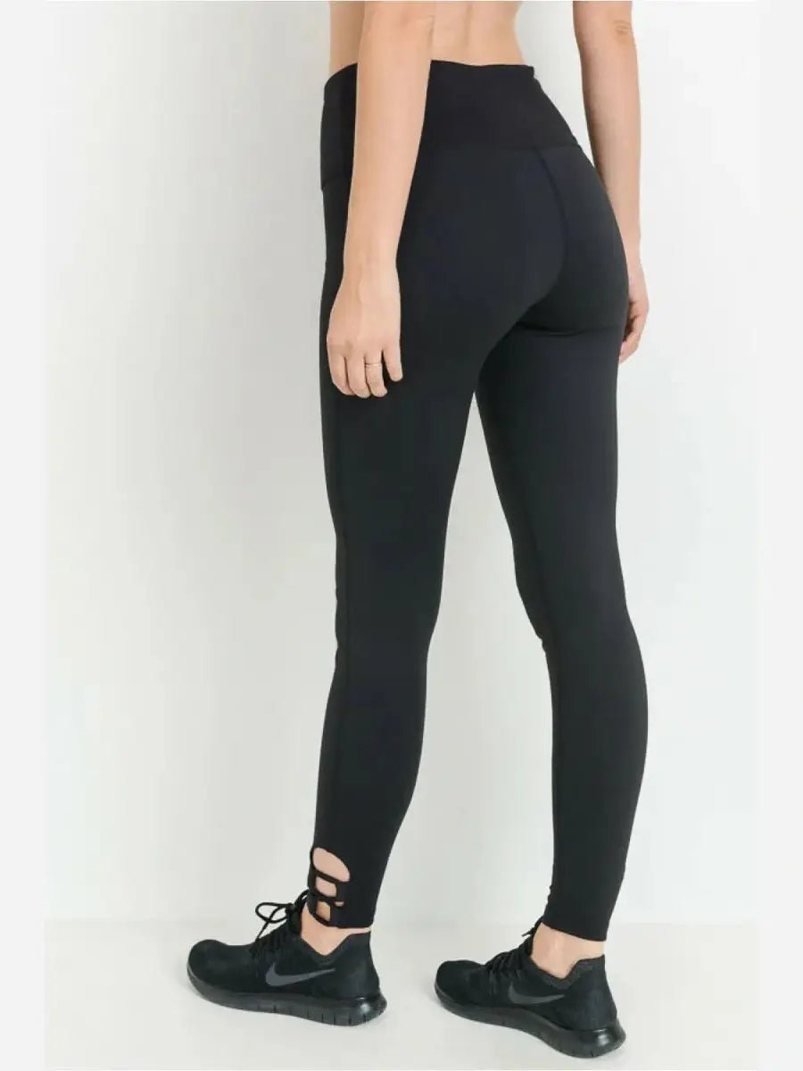 Strap Calf Detail Leggings - LEGDAY EVERYDAY