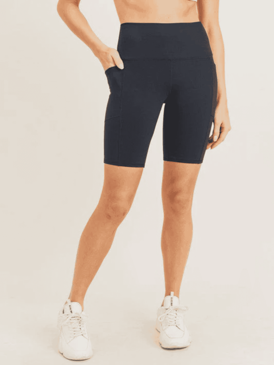 Tapered Band Essential Biker Shorts - LEGDAY EVERYDAY