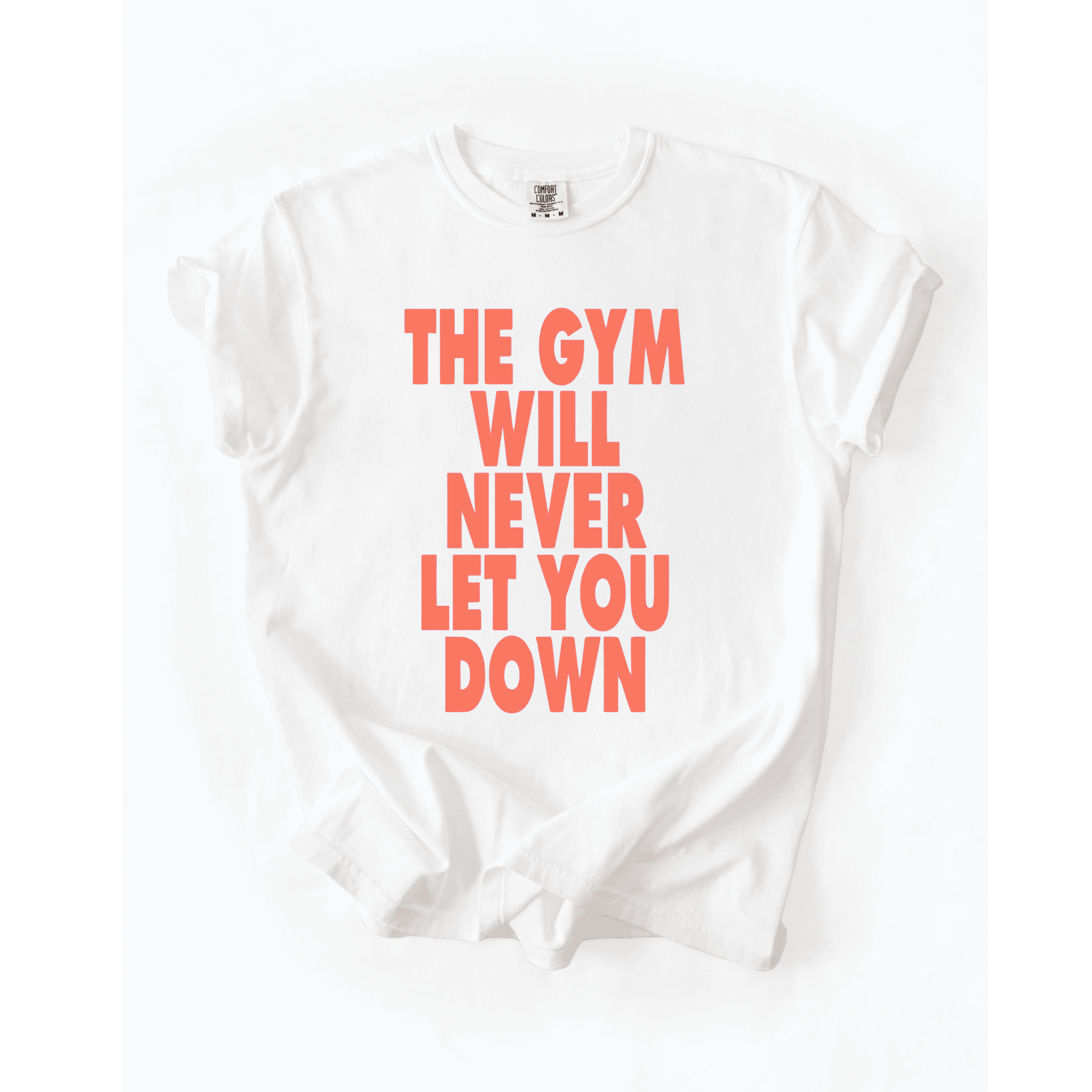 The Gym Will Never Let You Down T-Shirt - LEGDAY EVERYDAY