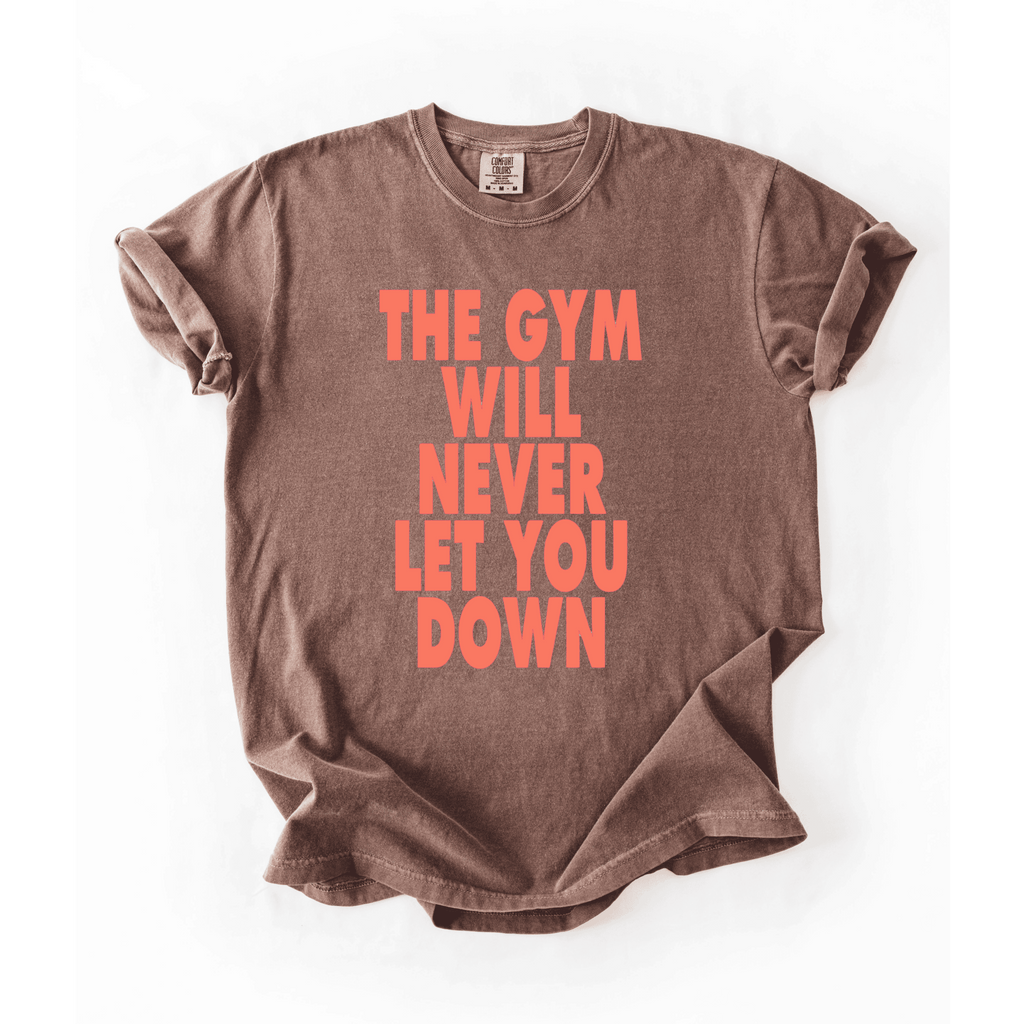 The Gym Will Never Let You Down T-Shirt - LEGDAY EVERYDAY