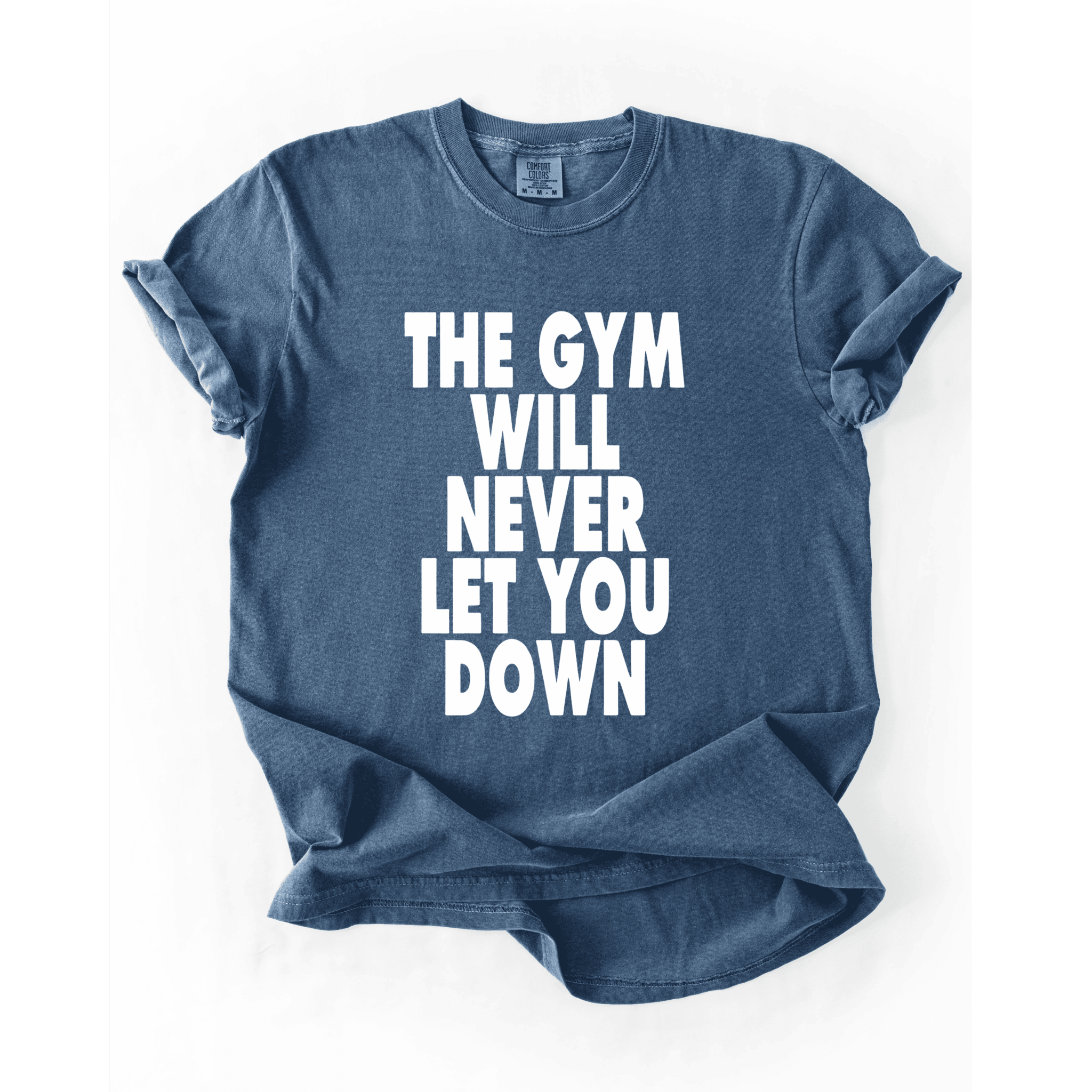 The Gym Will Never Let You Down T-Shirt - LEGDAY EVERYDAY