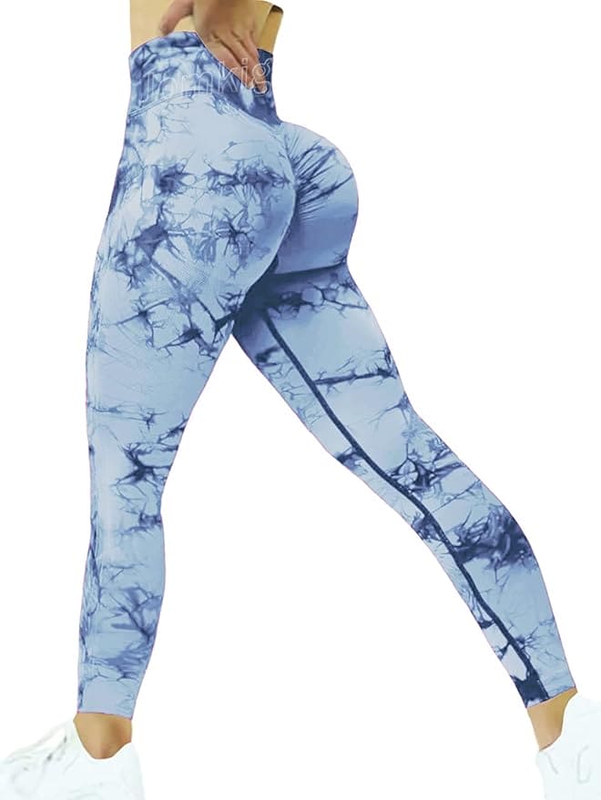 Tie - Dye Scrunch Butt Leggings - LEGDAY EVERYDAY