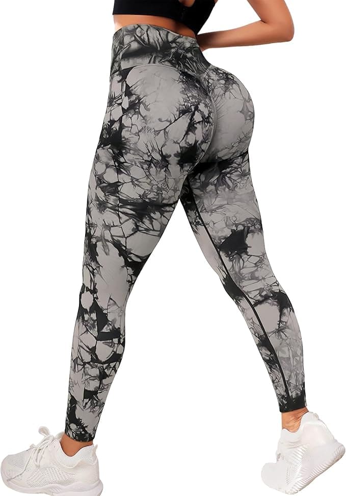 Tie - Dye Scrunch Butt Leggings - LEGDAY EVERYDAY