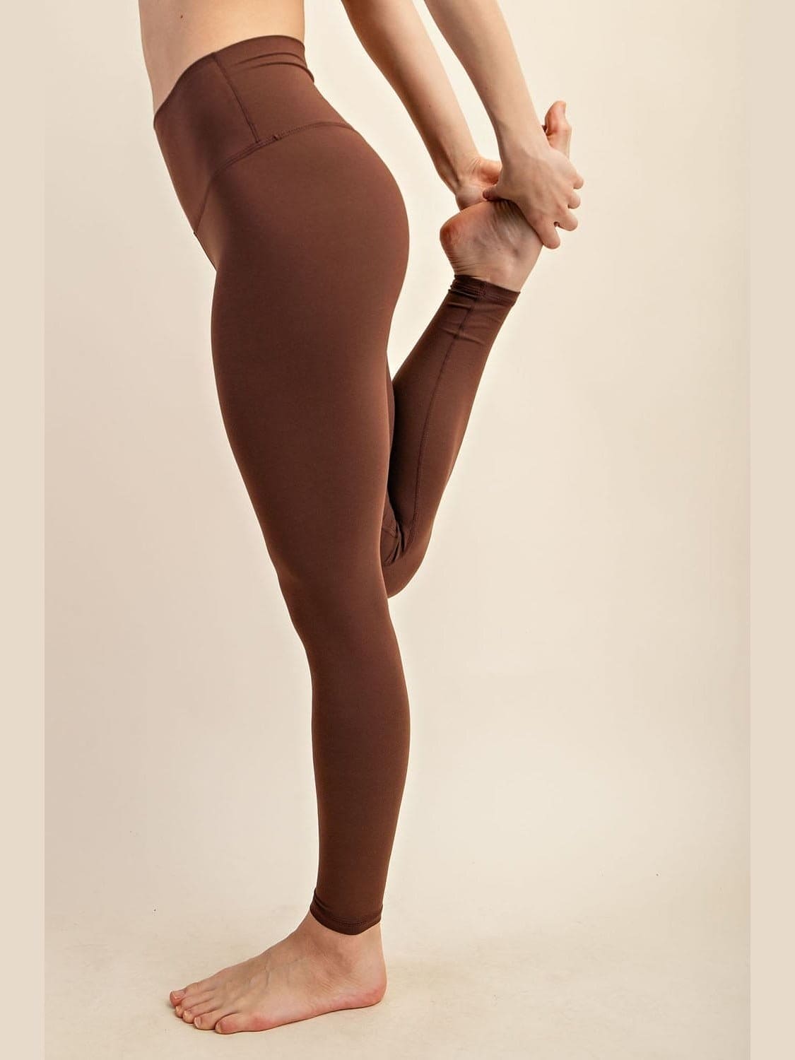 Two Lined Stitch Yoga Leggings - BKFJNY