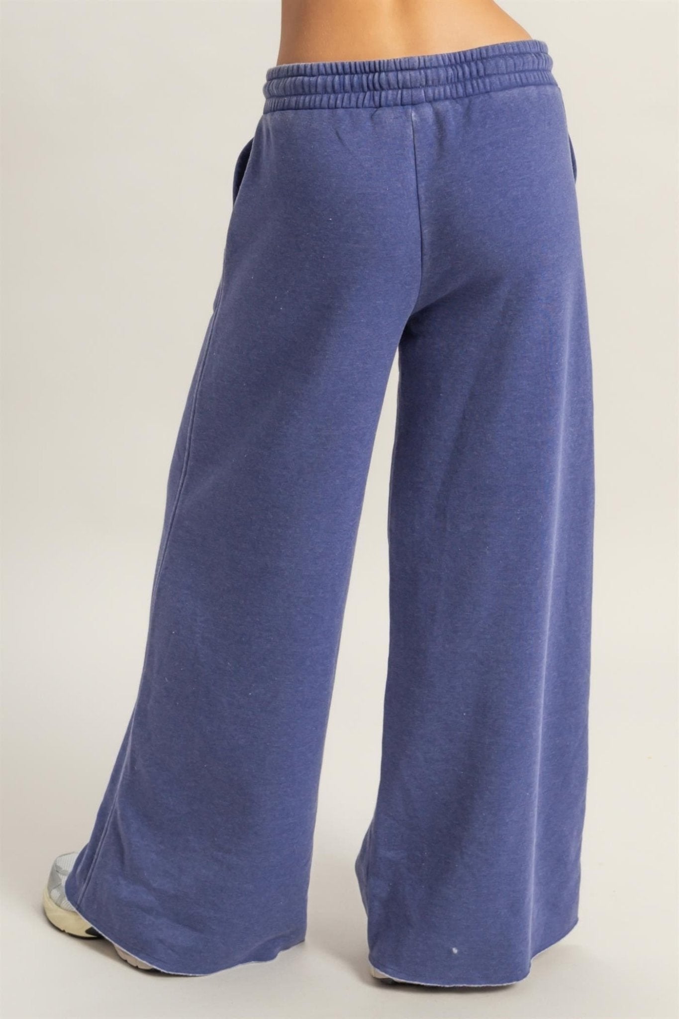 Wide Leg Drawstring Sweatpants - LEGDAY EVERYDAY