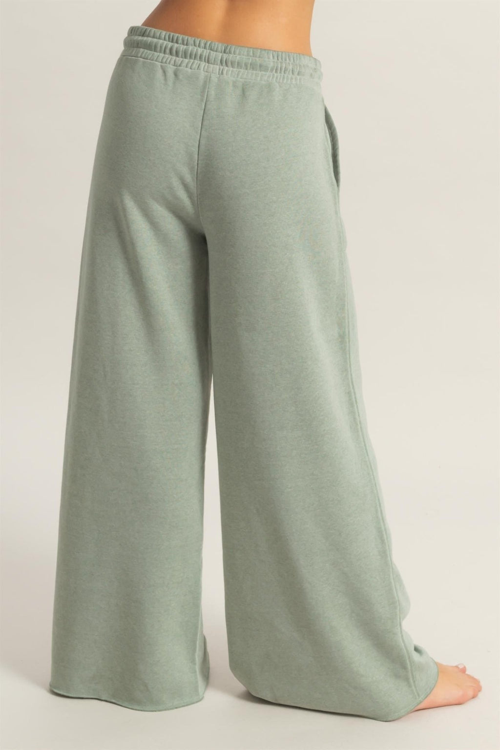 Wide Leg Drawstring Sweatpants - LEGDAY EVERYDAY