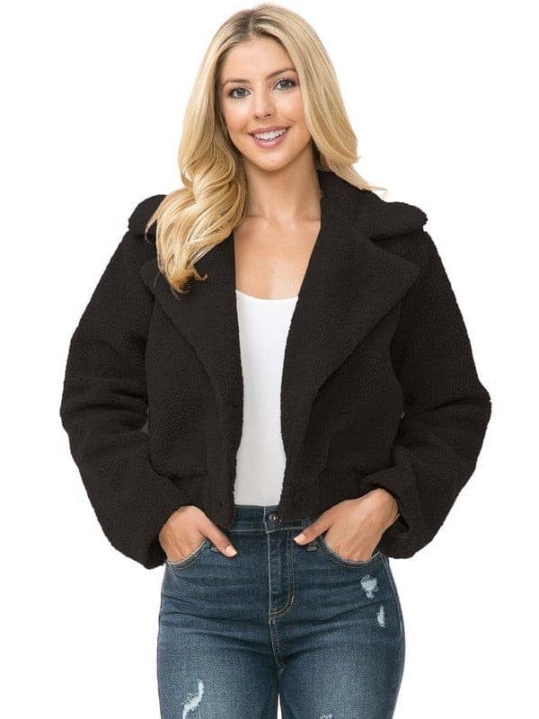 Women's Faux Fur Jacket - BKFJNY