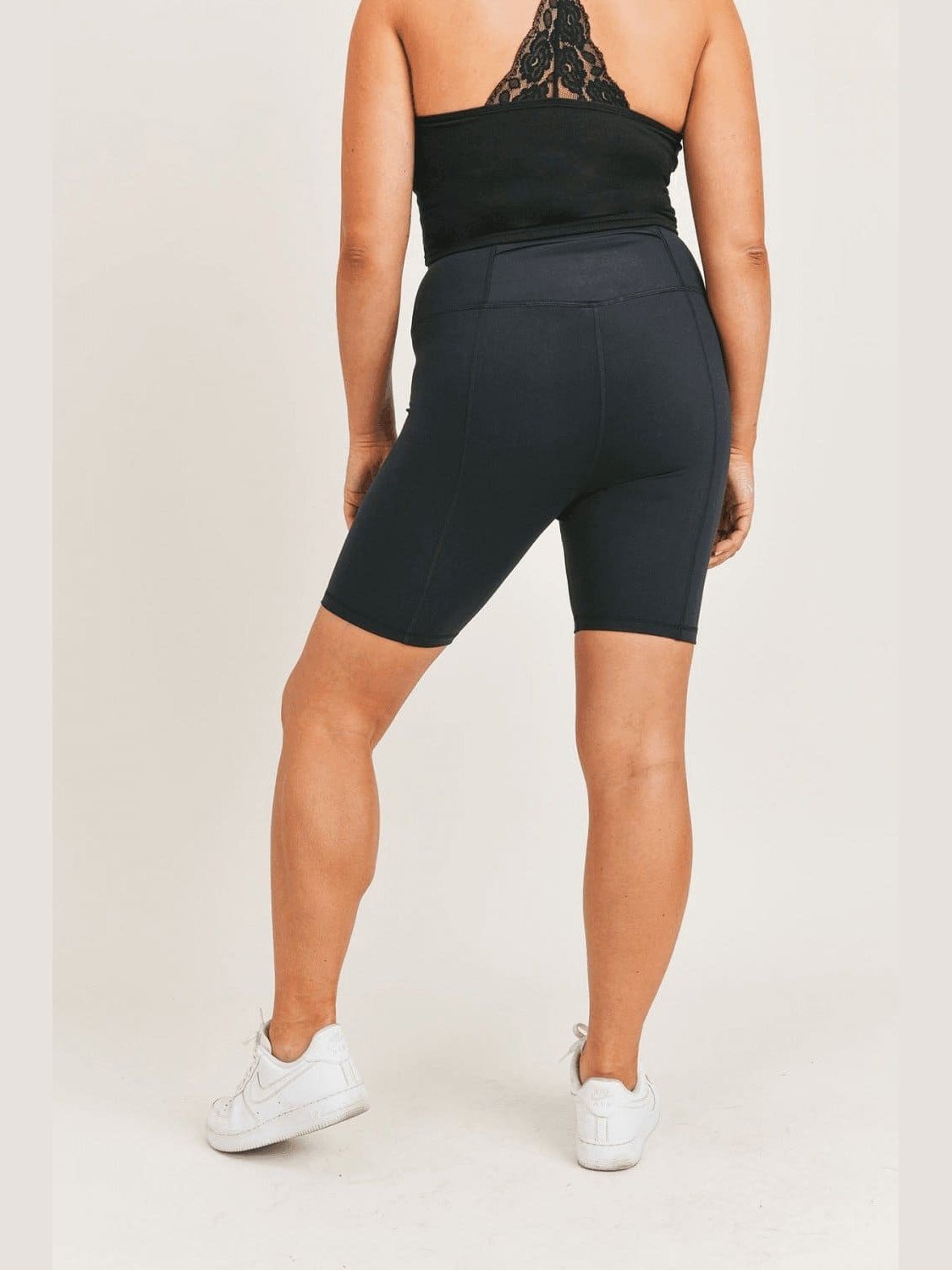 Back Pocket Sweetheart Highwaist Biker Shorts - LEGDAY EVERYDAY