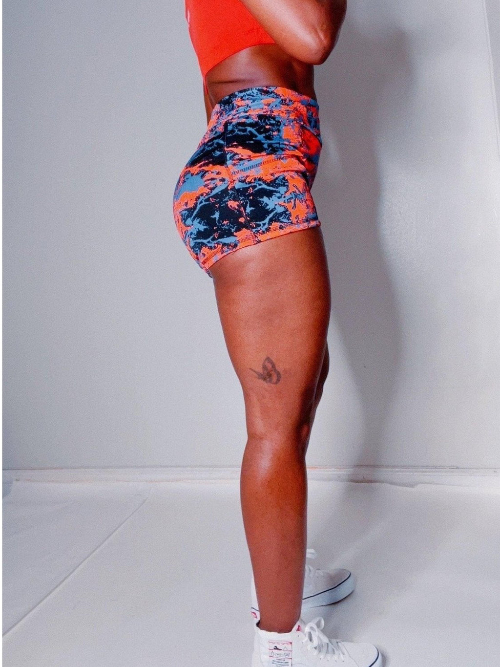 Graphic Print Shorts - LEGDAY EVERYDAY