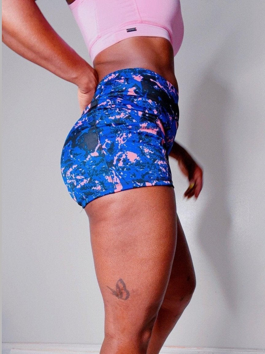 Graphic Print Shorts - LEGDAY EVERYDAY