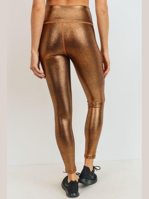 Highwaist Foil Leggings - LEGDAY EVERYDAY