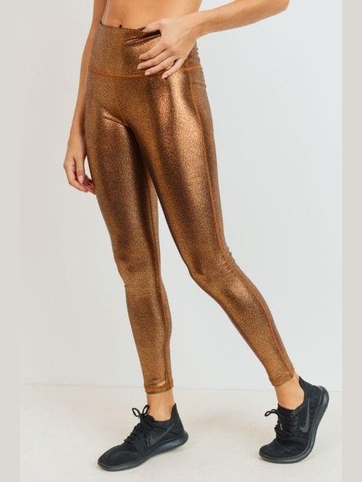 Highwaist Foil Leggings - LEGDAY EVERYDAY