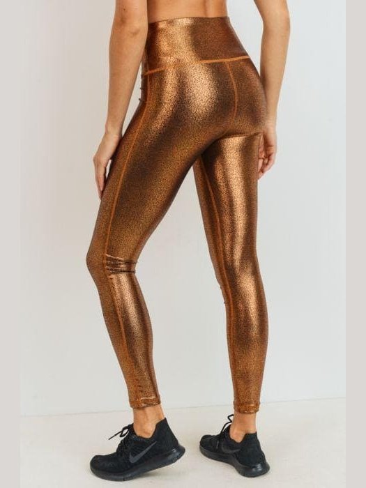 Highwaist Foil Leggings - LEGDAY EVERYDAY