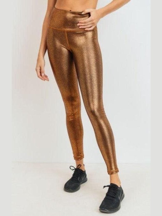 Highwaist Foil Leggings - LEGDAY EVERYDAY