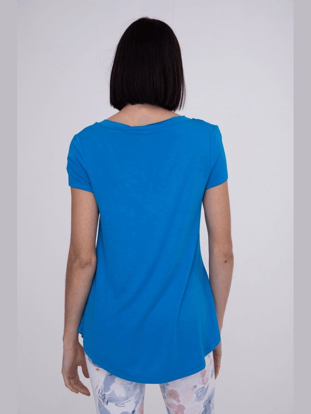 Longline Deep V - Neck T-Shirt w/Pocket - LEGDAY EVERYDAY