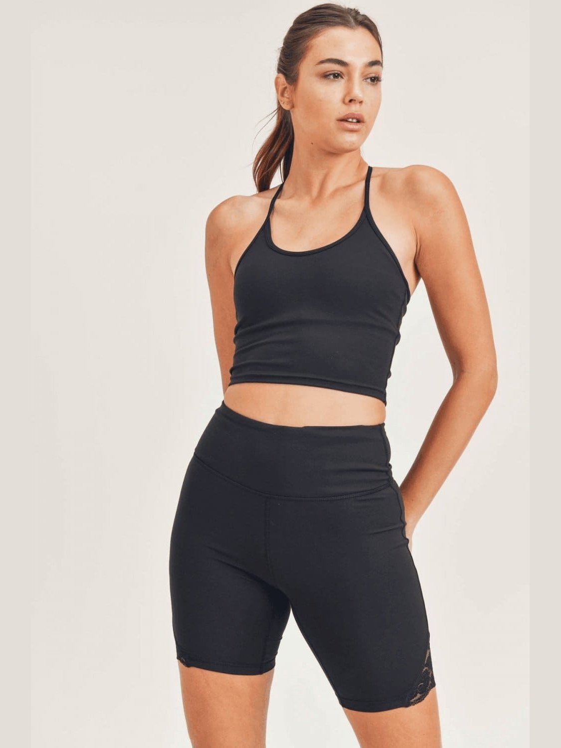 Mono B Lace Accent Cami - LEGDAY EVERYDAY