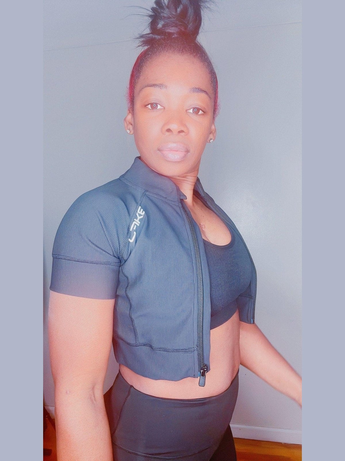 Ribbed Zip - Up Cropped Top - LEGDAY EVERYDAY
