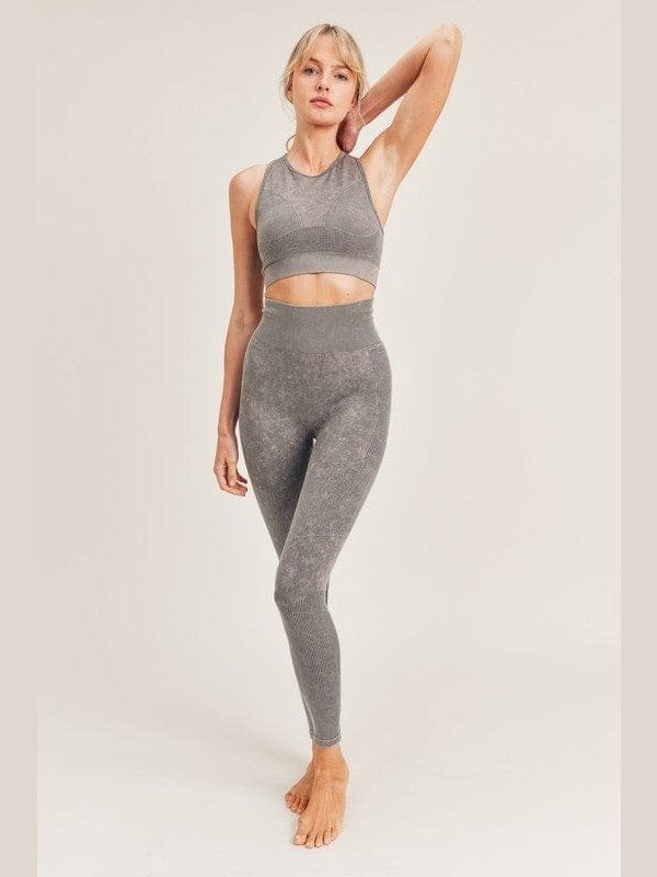 Solid Racerback Yoga Set - LEGDAY EVERYDAY