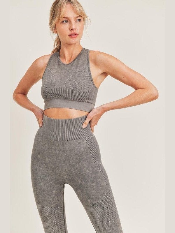Solid Racerback Yoga Set - LEGDAY EVERYDAY