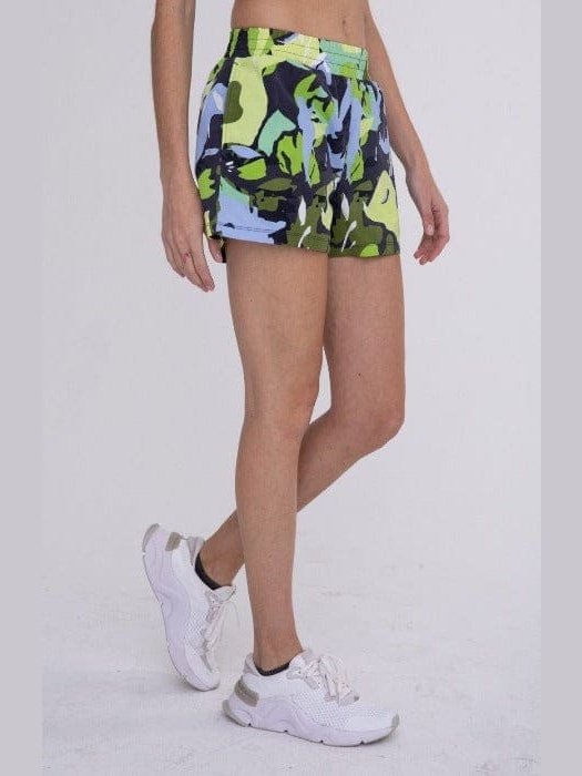 Tropical Print Active Shorts - BKFJNY