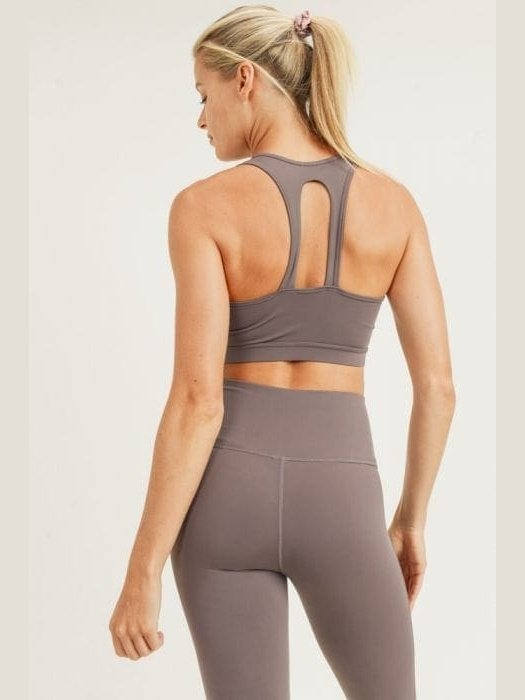 Twin Straps Racerback Sports Bra - LEGDAY EVERYDAY